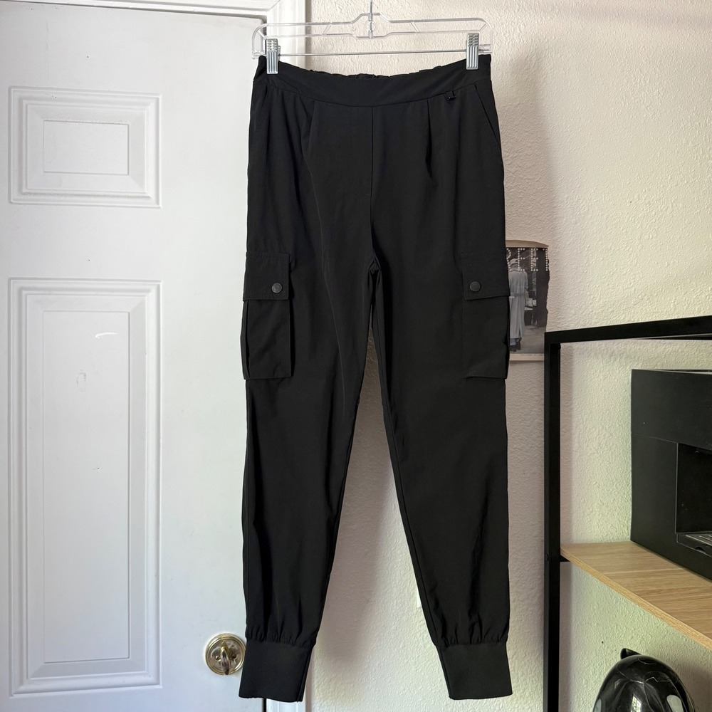 RUDSAK Canada black athletic outdoors nylon cargo cropped jogger pull on pants